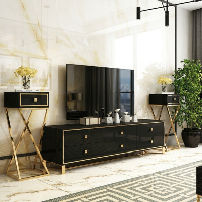 Sideboard rtv Kommode TV Schrank Lowboard Dekorative TV Möbel Schränke