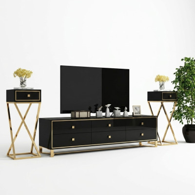 Sideboard rtv Kommode TV Schrank Lowboard Dekorative TV Möbel Schränke