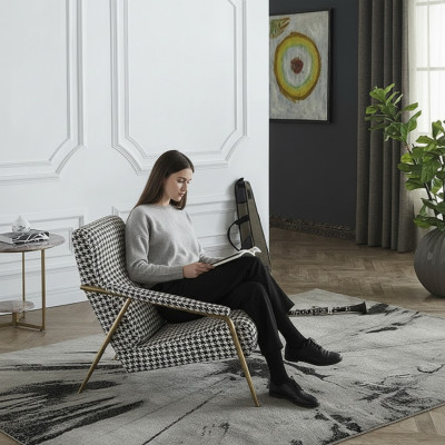 Křeslo Design Pohovka Sofa Relax Tkanina Relaxační Luxus Televizní Klub Kožený Křesla Sedačka