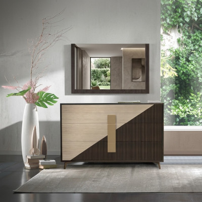 Design Kommode Kommoden Holz Anrichte Moderne Deko Sideboard Hoch Schrank
