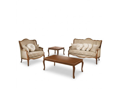 Sofa set 3+2 seater design sofa upholstery couch couch classic 2 pcs solid wood.