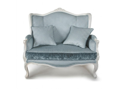 Couch Textil Stoff Sofa Edles Design Designer 2 Sitzer Möbel Klassische Möbel