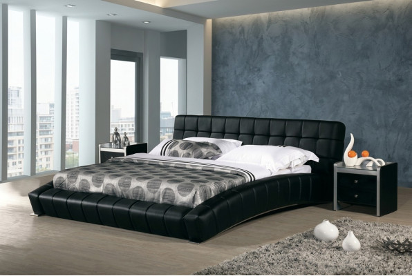 Polsterbett Betten Bett Polster Ehe Leder Textil Designer Doppel