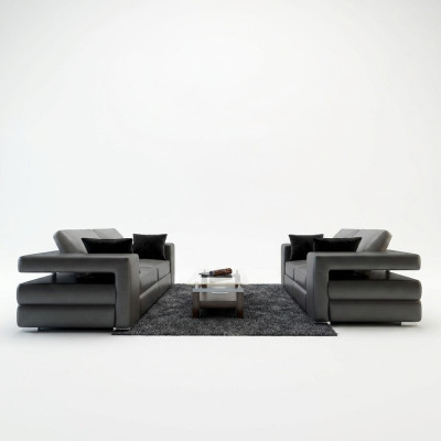 Komplett Set Sofagarnitur 3+1+1 Sitzer Designer Wohnlandschaft 3tlg