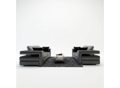 Komplett Set Sofagarnitur 3+1+1 Sitzer Designer Wohnlandschaft 3tlg