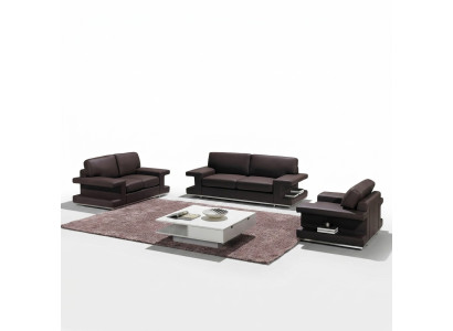 Ledersofa Wohnlandschaft 3+2+1 Sitz Garnitur Design Couch Modern Sofa