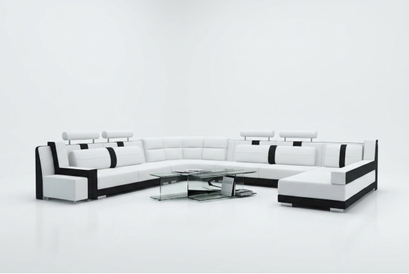 Garnitur U Form Sofa Couch Polster Garnitur Wohnlandschaft Design   Souprava U-formát sedací soupravy pohovky polstrování design obývacího prostoru.