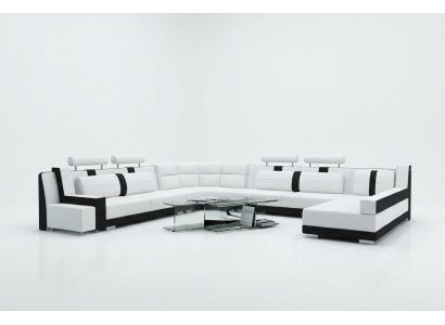 Garnitur U Form Sofa Couch Polster Garnitur Wohnlandschaft Design   Souprava U-formát sedací soupravy pohovky polstrování design obývacího prostoru.