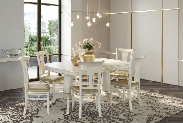 Sada 4x židle židle jídelní stůl nábytek Lehn Design Sedací souprava dřevo skupina