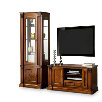 Vitrine Schrank Vitrinen Wohnzimmer Schau Schränke Design Neu Barock Rokoko neu