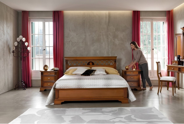 Doppelbett Bett Ehebett Design Luxus Betten Barock Rokoko Antik Stil
