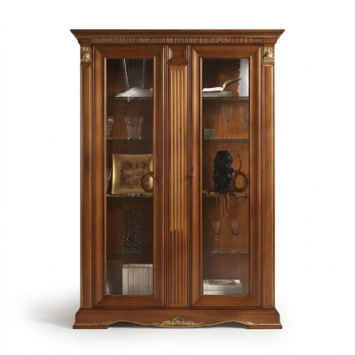 Vitrine Schrank Vitrinen Wohnzimmer Schau Schränke Design Barock Rokoko Italien