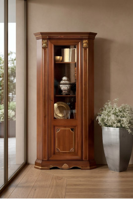 Vitrinen Glasschrank Barock Rokoko Klassische Vitrine Schrank Vitrinenschrank