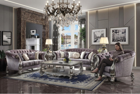 Sofa Dreisitzer Sofas Couch Polster Garnitur Leder Barock Rokoko