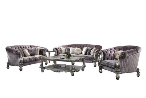 Sofa Dreisitzer Sofas Couch Polster Garnitur Leder Barock Rokoko