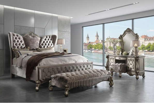 Designer Hocker Leder Textil Luxus Chesterfield Fußhocker Ottomane Chesterfield