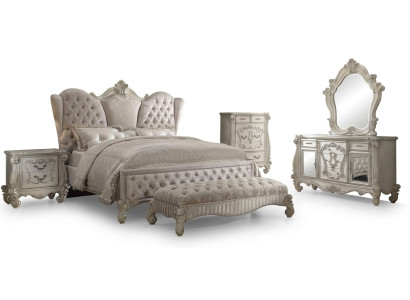 Schminktisch Spiegel Hocker Anrichte Schlafzimmer Kommode 3tlg neu Barock Rokoko