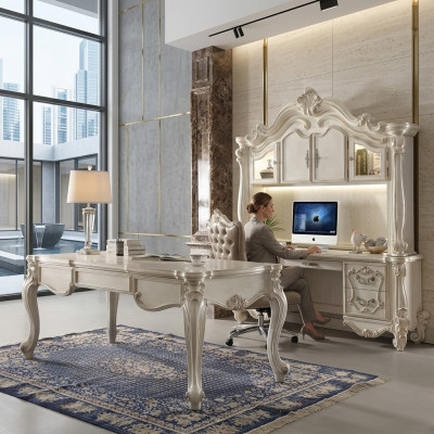 Computertisch mit Regalen Büro Schreibtisch Regal Sekräter Computer