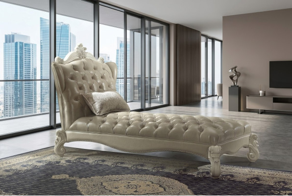 Chesterfield Chaiselongues pohovka ležení Chaise Club Relax ležení kůže textil nový