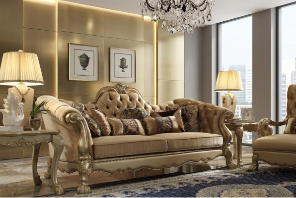 Klassischer 3 Sitzer Couch Sofa Couch Polster Sofas Couchen Deko Barock
