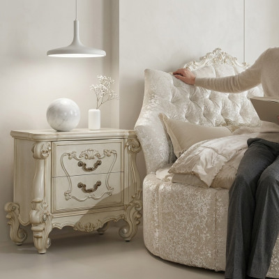 Design Nachttisch Beistell Tisch Konsolen Tische Möbel Holz Barock Rokoko Neu