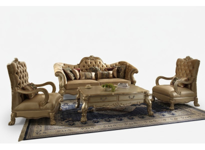 Sofagarnitur 3+1 Sitzer Couchen Klassischer Wohnlandschaft Sofas Polster