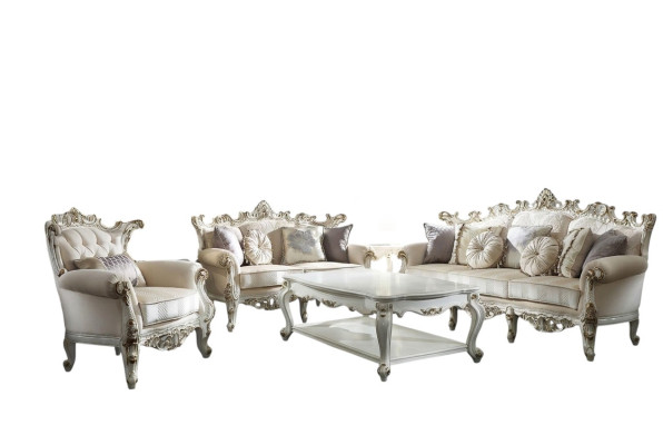 Sofa sestava 3+2+1 Míst Sofa Obývací garnitura Pohovka Polstry Dekorace Souprava Sofá