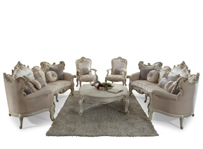 Sofa set Couch upholstery classic 4+4+1 seater set Design Sofas upholstery