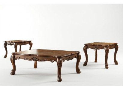Klassischer Tisch Couchtisch Barock Beistelltisch Sofa Design Wohnzimmer