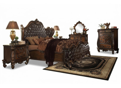 Luxus Klasse Schlafzimmer Set Barock Rokoko Bett Dekor Doppelbett Betten