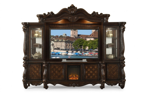 Designer Wohnzimmer Dekorative Klassisch TV Anbauwand Medienwand Fernsehwand