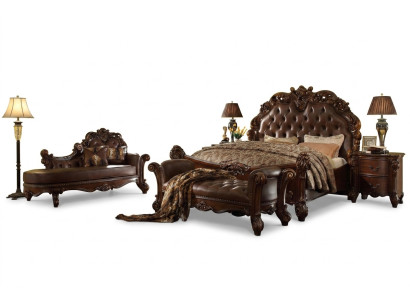 Königliches Doppel Bett Betten 2x Nachttisch Konsole Komplett Set