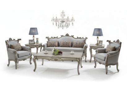 Sofa set Klasická 321 sedačka Pohovka Polstrová skupina Obývací krajina gauč
