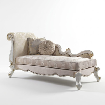 Chaiselongue Chaiselongues Stoff Sofa Liege Deko Chaise Club Relax Textil