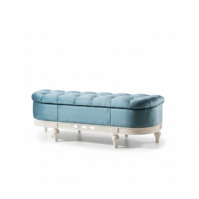 Hocker nožičky praporek Ottoman křesílko lavice Chesterfield