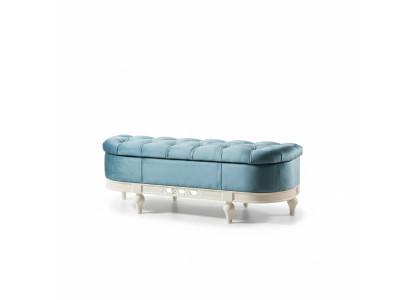 Hocker nožičky praporek Ottoman křesílko lavice Chesterfield