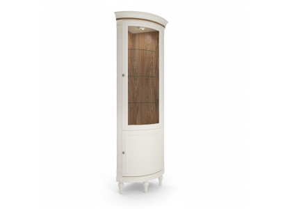 Eck Vitrine Vitrine Schrank Vitrinen Wohnzimmer Schau Schränke Design Holz Neu Rohová vitrína vitrína Skříň vitríny obývacího pokoje Pohled Skříně Design Dřevo Nový