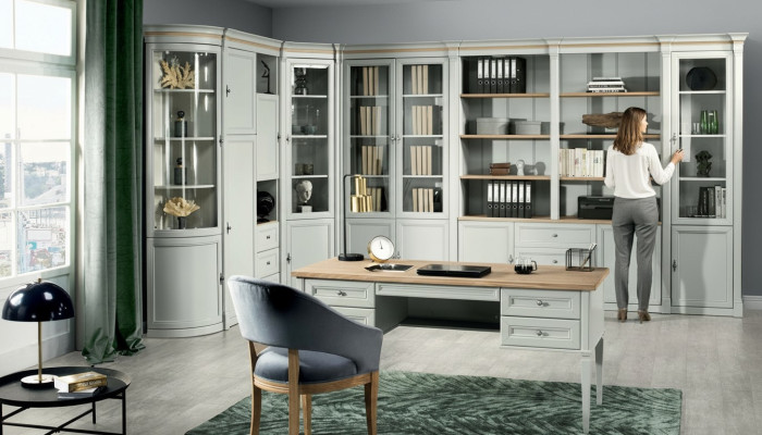 Büro Schrank Wand Eckschrank Holz Luxus Möbel - Angebot einholen - Andere Größe