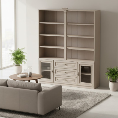 Klassische Schränke Schrank Schrankwand Vitrine Vitrinenschrank Holz