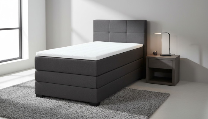 Boxspring postel Hotelová postel 90x200cm s kompletním úložným prostorem včetně matrace.