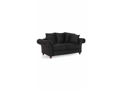 Design Pohovka 2-sedadlová Chesterfield látková pohovka Pohovka Čalouněné pohovky Dvojsedadlové Nový