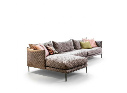 Ecksofa L-Form Pohovka Obývací souprava Garnitura Design Moderní Pohovka Látka Textil Nový