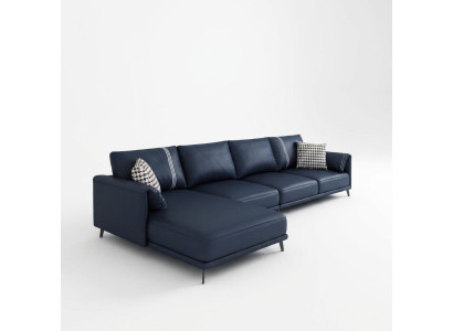Hochwertige Eckcouch Wohnlandschaft Ecksofa L-Form Leder Couch Garnitur Sofa Neu