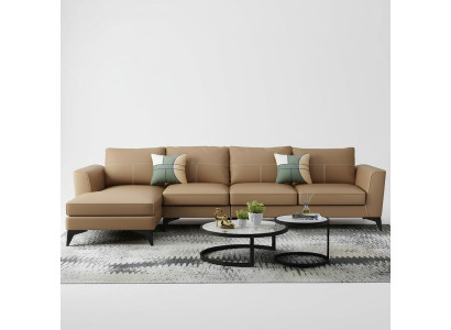 Design Esk Ecksofa L-form Modern Sofas Ledersofa Couch Sitz Wohnlandschaft Sofa -> Designová rohová sedací souprava Esk L tvaru moderní pohovky kůží gauč sedadlo obývací krajina pohovka