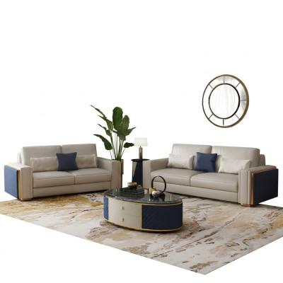 Sofa set 3+2+1 Modern design sofas Leather sofa Couch Living landscape sofa Seat