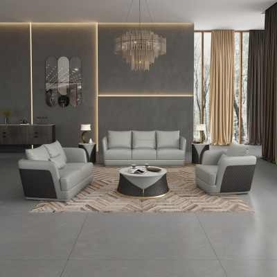 Dreisitzer Design Sofa Couch Polster Sofa 3 Sitzer Ledersofa Modern Relax Club