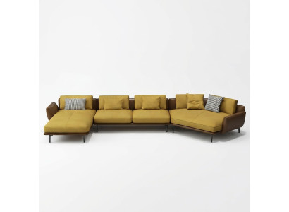 Ecksofa L-Form Wohnlandschaft Sofa Couch Polster Ecke Garnitur Leder Sofas Neu