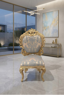Židle Sedadlo Polstrované Jídelní židle Moderní Luxusní Chesterfield Sezení Nábytek Nový