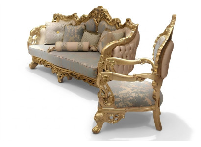 Klasická sedací souprava 3+3+1 Chesterfield Relax židle Nábytek Pohovka Nový