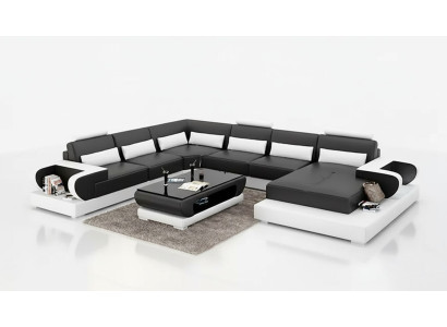 Eckgarnitur Ecksofa Sofa Couch Polster Sofas Neu Couchen Wohnlandschaft Designer